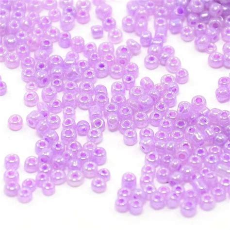 Lot De Perles De Rocaille Violet Mm Livraison Gratuite