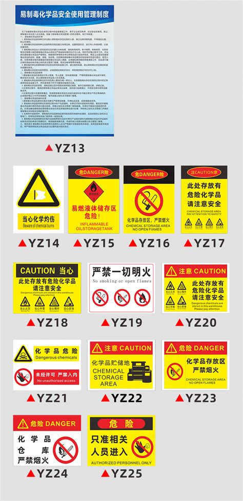 易制毒化学品标识牌安全使用贮存管理制度危险废物安全警示牌 阿里巴巴