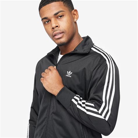 Adidas Originals Firebird Track Top Black Tops Mens Clothing