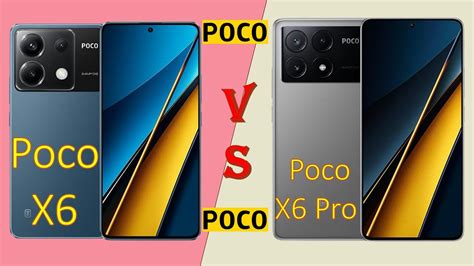 New Phones Xiaomi Poco X6 VS Xiaomi Poco X6 Pro Full Comparison