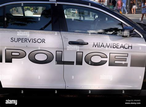 Ford Crown Victoria Of The Miami Beach Florida Police Department