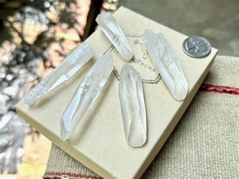 Water Clear Lemurian Quartz Crystal Lot Pieces Serra Do Cabral