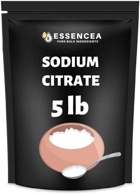 Sodium Citrate Powder 5lb By Essencea Pure Bulk Ingredients 100 Sodium Citrate