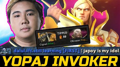 YOPAJ IS MY IDOL INVOKER MID FORCE STAFF LINKEN CORE BUILD DOTA 2