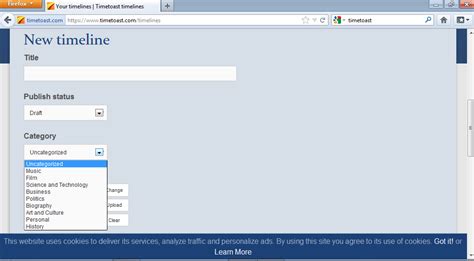 Tutorial to make timeline with timetoast ~ Saung English