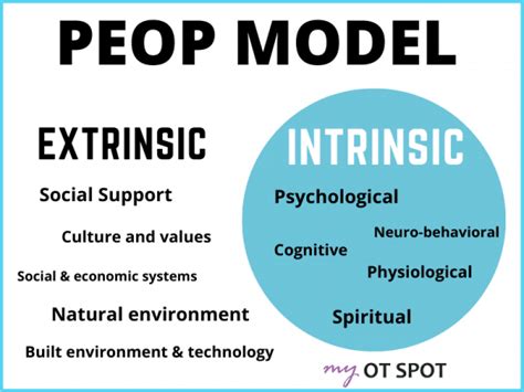 peop model person environment occupation performance