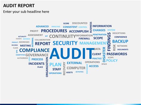 Audit Report Powerpoint Template Sketchbubble