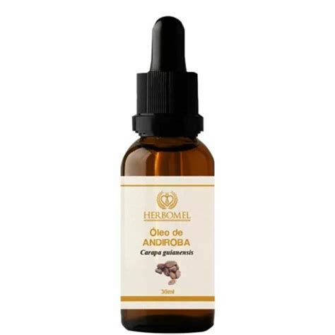 Oleo Vegetal 100 Puro Andiroba 30ml