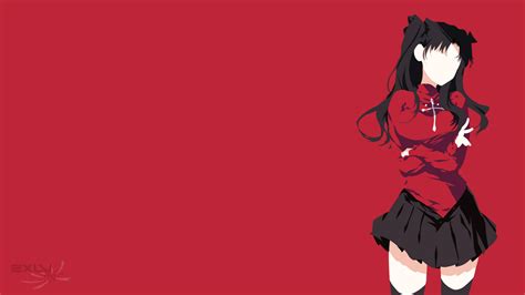 Rin Tohsaka (Fate Stay Night : UBW) Minimalist by ExLu on DeviantArt