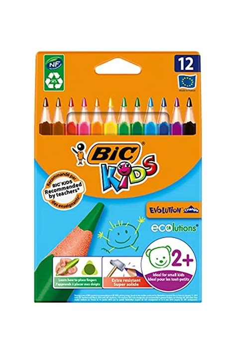 Bic Kids Evolution Üçgen Jumbo Kuru Boya Kalemi 12 li Kutu Fiyatı