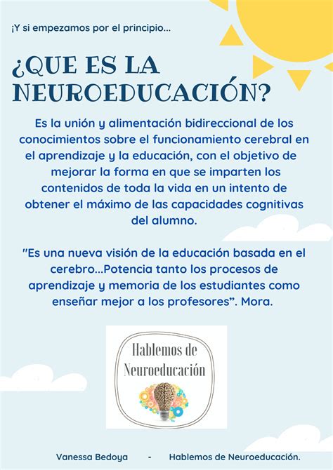 Que Es La Neuroeducaci N Hablemos De Neuroeducaci N