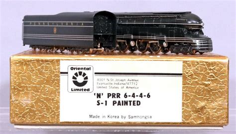 N Scale Oriental Limited Prr S 1 Painted Locomotive Steam