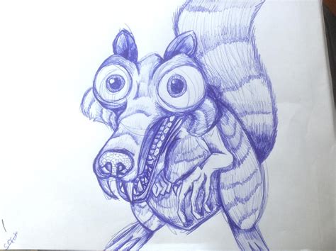 scrat sketch by dudidraak on DeviantArt