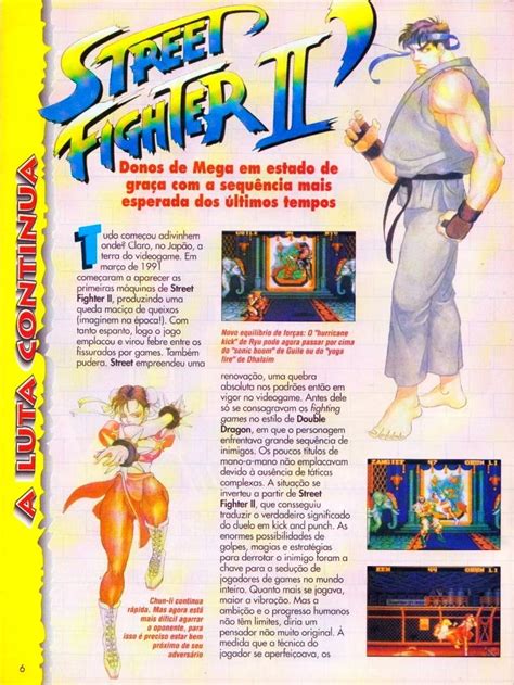 Street Fighter Ii Special Champion Edition Do Mega Drive Na Super