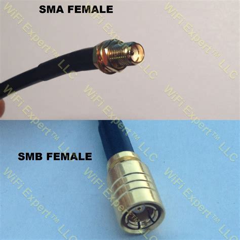 Lmr Sma Female To Smb Female Coaxial Rf Pigtail Cable Rf Coaxial