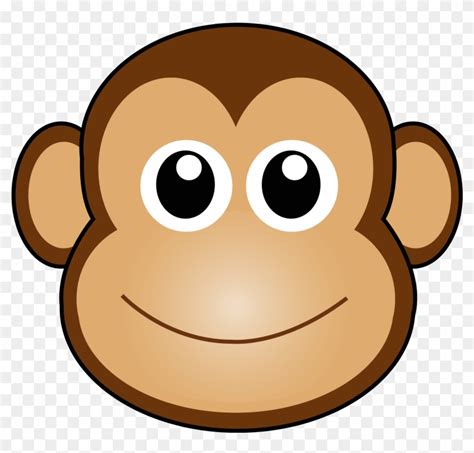 Animasi Kartun Monyet - Cartoon Monkey Face - Free Transparent PNG Clipart Images Download