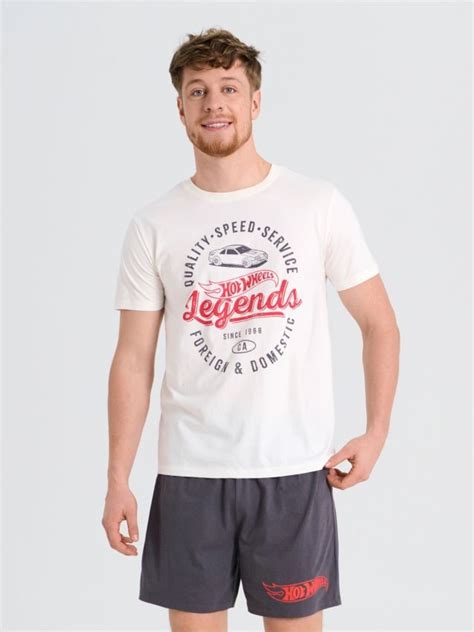 Комплет дводелни пижами Hot Wheels Боја кремаста SINSAY 458DP 01X