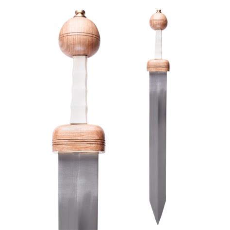 Gladius Sword With Sheath The Shorter Wider Double Edged Blade Fro