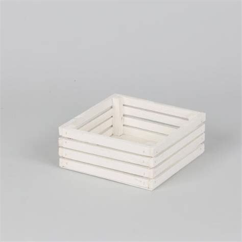 Wooden Crate white available in 2 sizes | BemaniaPartySupplies