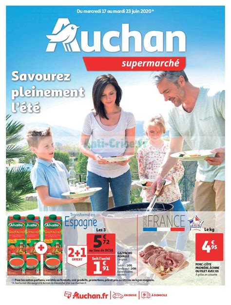 Anti Crise Fr Catalogue Auchan Supermarch Du Au Juin