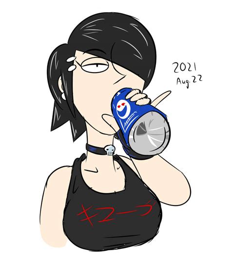 Cube Drinking A Sodie Pop By Applejupe On Deviantart