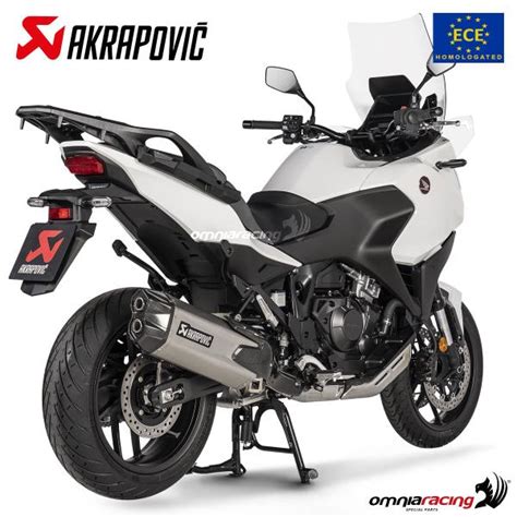 Akrapovic Exhaust Approved Titanium Slip On Honda Nt1100 2022 2023