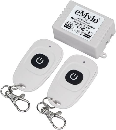 Emylo Dc V Channel Mhz Rf Wireless Remote Control Switch Relay