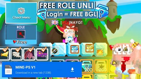 UNLIMITED BGL GTPS TERBARU FREE ROLE GROWTOPIA PRIVATE SERVER