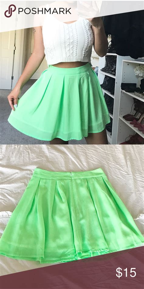 Mint Green Skirt Mint Green Skirts Green Skirt Clothes Design