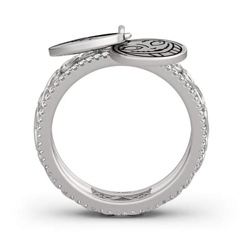 Jeulia Bizarre Liebe Sch Del Paare Twist Sterling Silber Ring