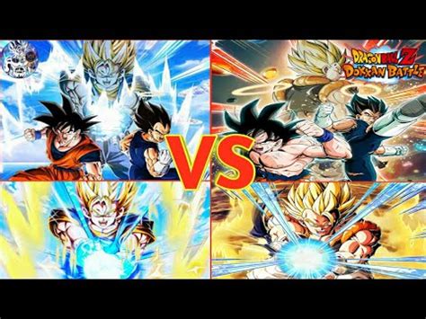 Lr Str Super Vegito Vs Lr Teq Super Gogeta Super Atks Active Skill