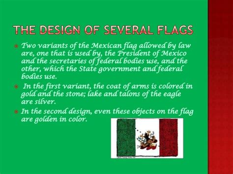 The history of the mexican flag