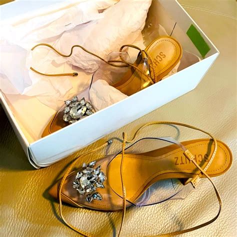 SCHUTZ Shoes Amable Multimaterial Nude Poshmark