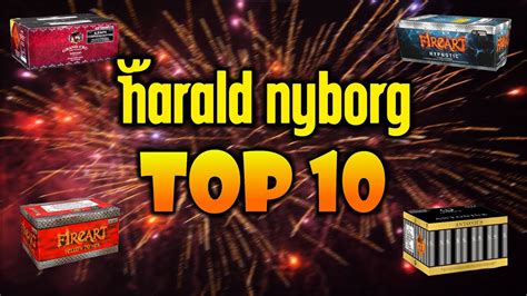 FYRVÆRKERI 2022 2023 TOP 10 OVER HARALD NYBORGS FYRVÆRKERI YouTube