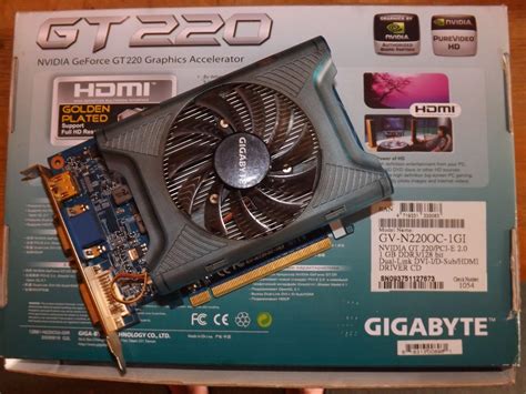 Gigabyte Gv N220oc 1gi Geforce Gt 220 1gb Graphics Card Graphics Cards Active Atx Geforce