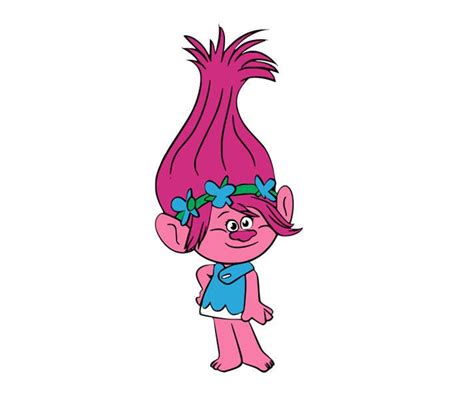 Trolls Svg Poppy Troll Svg Poppy Svg Troll Svg Svg Dxf