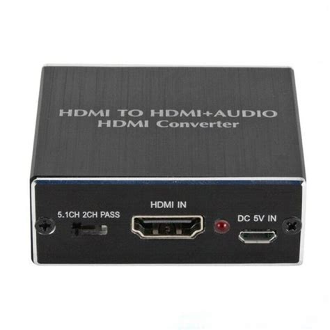 Extractor De Audio Hdmi Ptico Toslink Spdif Mm Stereo Impormel