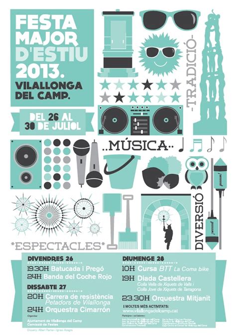 Cartell Festa Major Destiu 2013 Vilallonga Del Camp