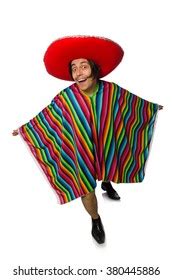 Naked Mexican Man Isolated On White Stock Photo 380445886 Shutterstock