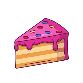 Slice Of Cake Clipart Hd PNG Slice Of Cake Vector Illustration Clip