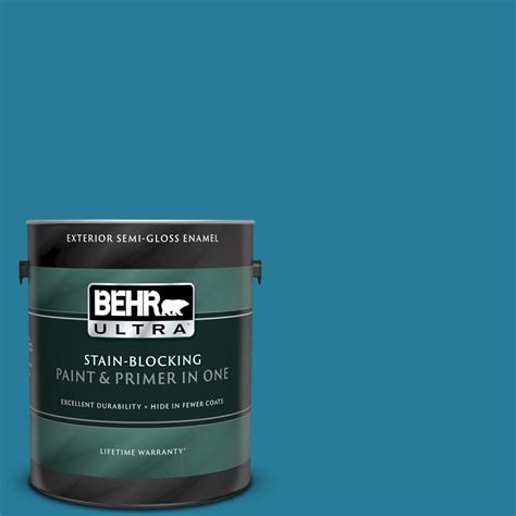 BEHR ULTRA 1 Gal M480 6 Valley Of Glaciers Semi Gloss Enamel Exterior