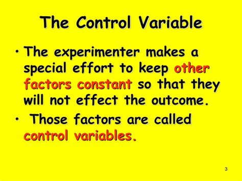 Ppt Scientific Method Controls And Variables Powerpoint Presentation Id 3717569