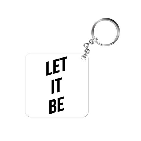 The Beatles Keychain Let It Be At Rs 199 00 Key Chains Designer