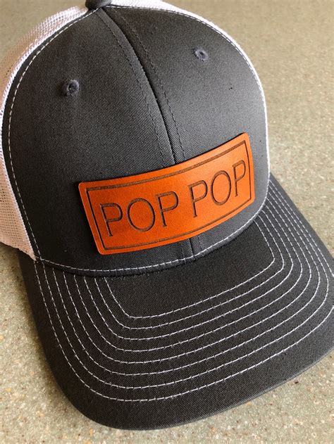 Pop Pop Trucker Hat For Dad Or Grandpa Fathers Day T For Etsy