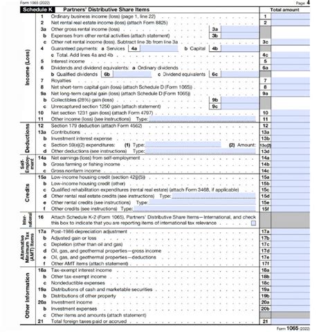 Form Instructions U S Return Of Partnership Income