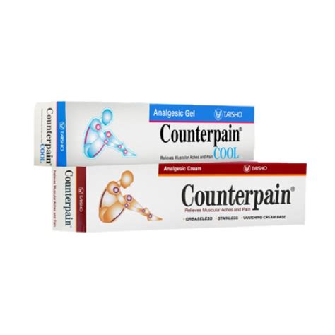 Counterpain Analgesic Cream Nyeri Otot 30 Gr Cool 15 Gr Kesehatan