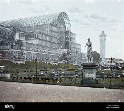 Colorized Photo Of The Crystal Palace And Grounds At Sydenham London