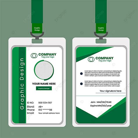 Office Id Card Template Illustration Vector Template Download On Pngtree