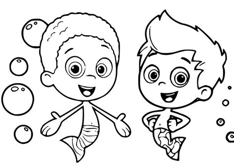 Zooli Bubble Guppies Coloring Pages - Coloring Cool