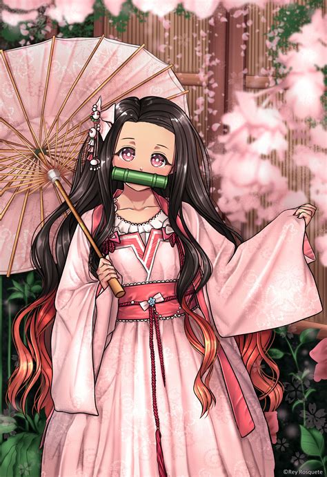 Nezuko Anime Cute Art